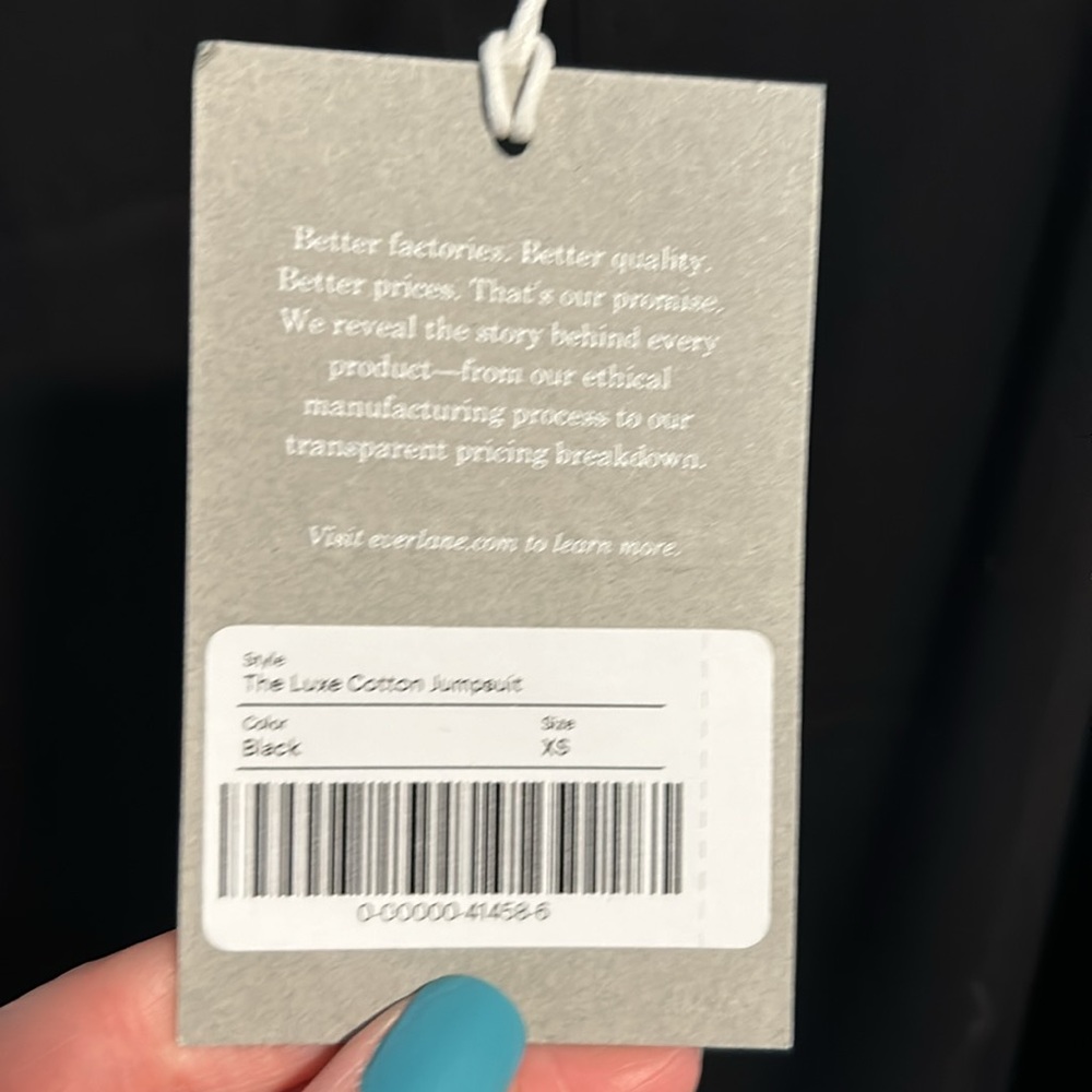 NWT Everlane The Luxe Cotton Jumpsuit - Picture 15 of 16
